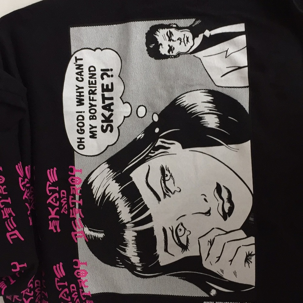 Supreme thrasher T-shirt Small black skate destroy - Picture 5 of 6
